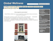 Tablet Screenshot of globalwellness.be